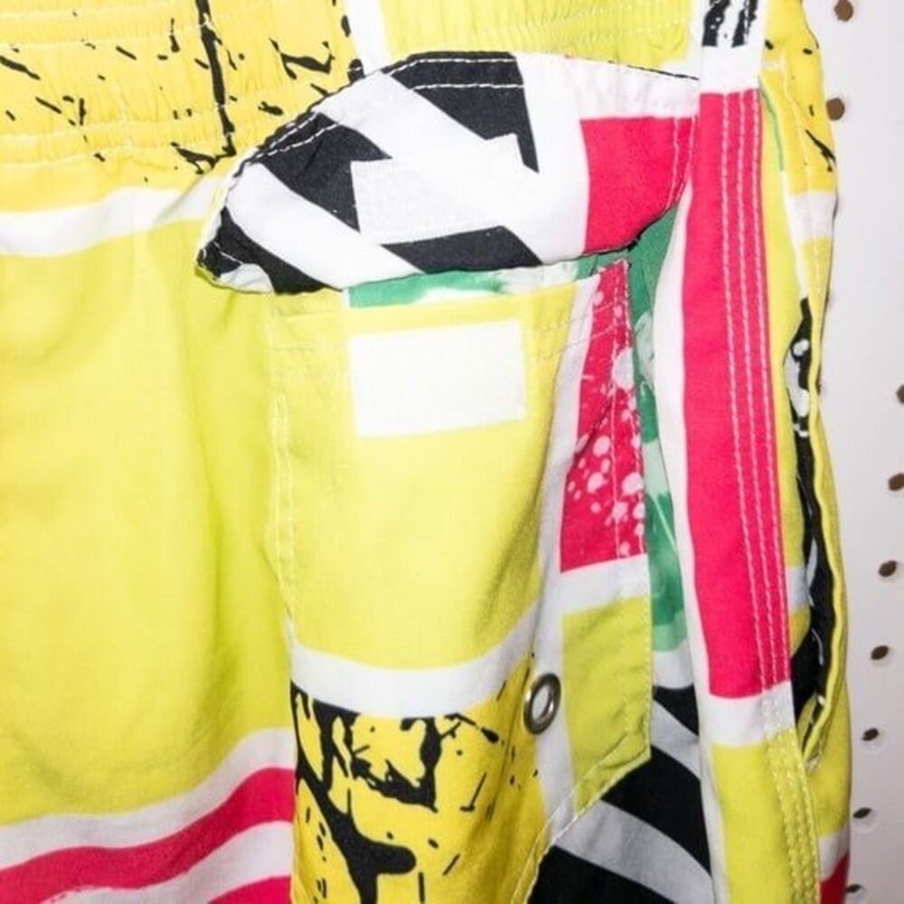 Amazon Men's Swim Shorts - Neon, Loud and Fun! Large NWOT - Picture 5 of 6